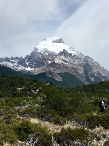 Beautiful view of this glacier. Too bad we can't see Cerro Torre