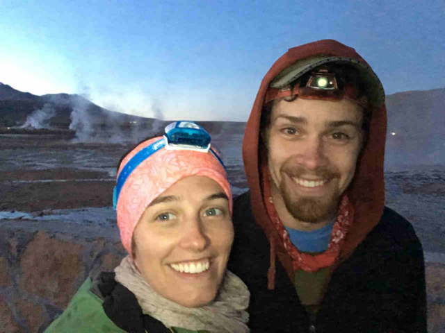 Very sleepy people at El Tatio